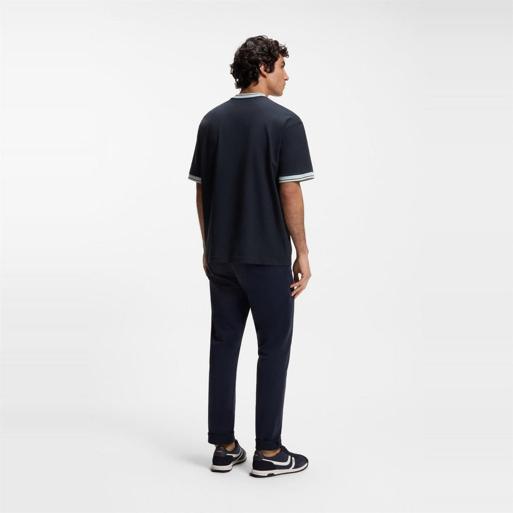 Boss Wordmark Printed Logo Crew Neck Short Sleeve T-Shirt