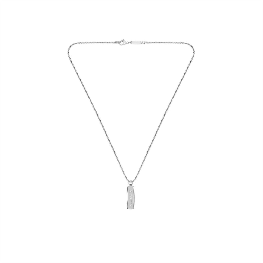 Lacoste Mens District Reversible Pendant Necklace