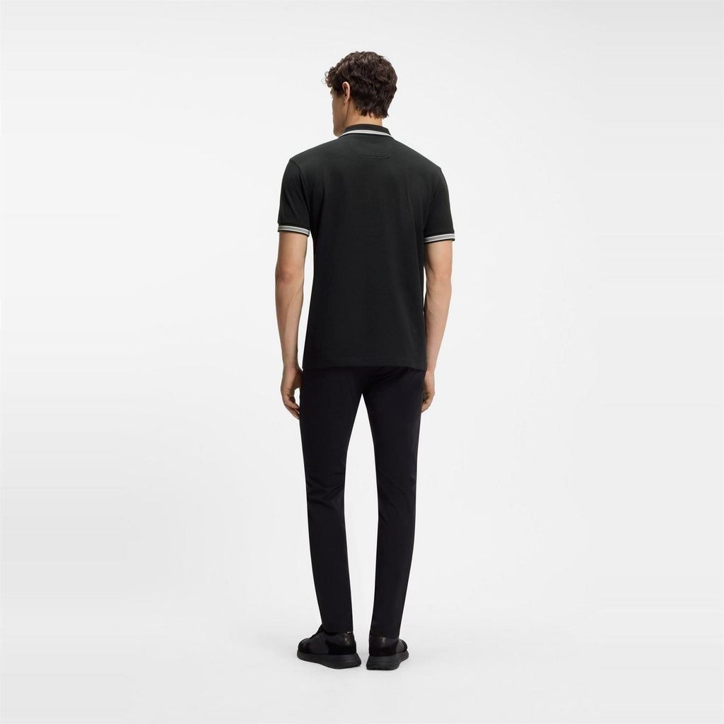 Boss Green Paddy Polo Shirt With Contrast Tipping