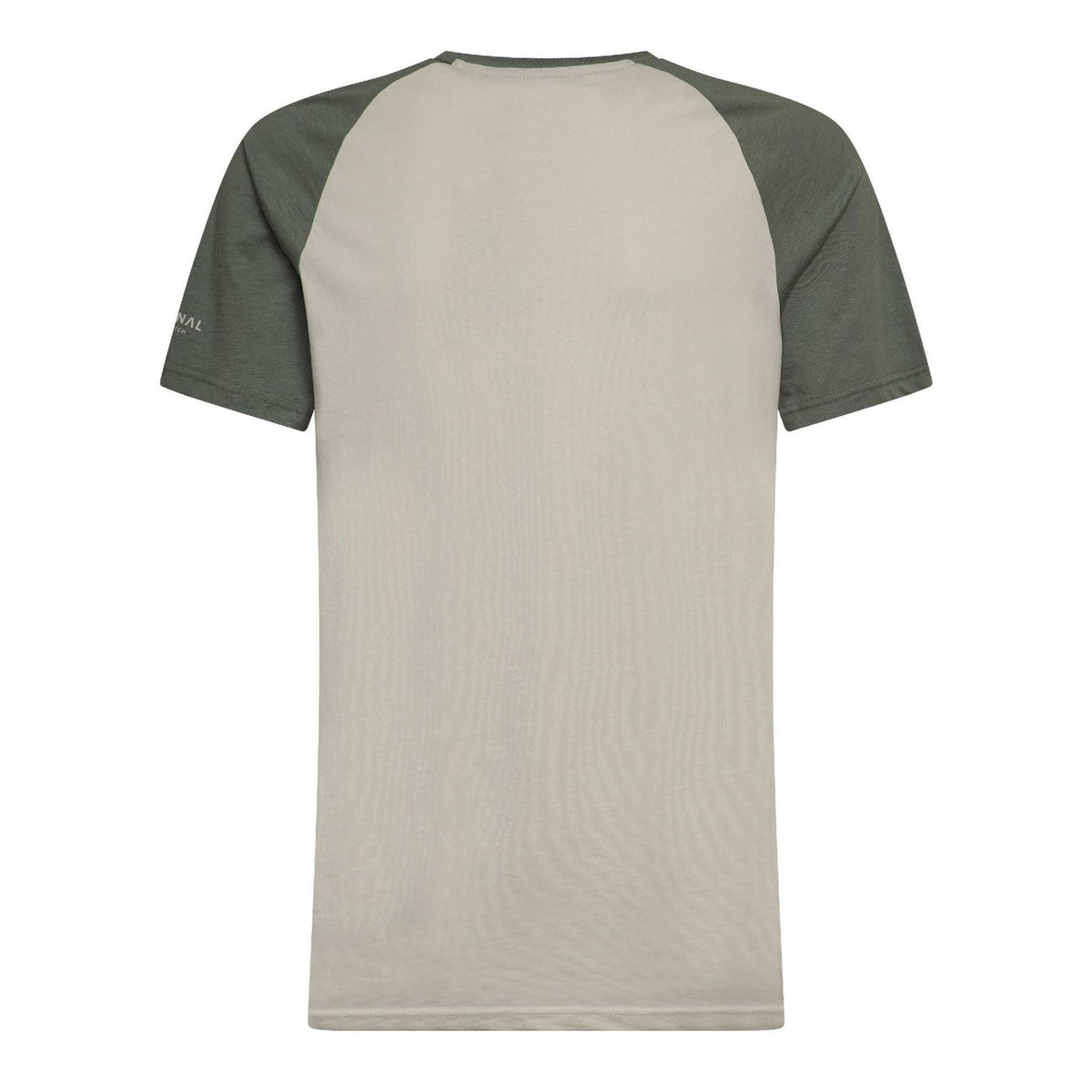 Crosshatch Bretsby Printed Logo Crew Neck Raglan Sleeve Baseball T-Shirt