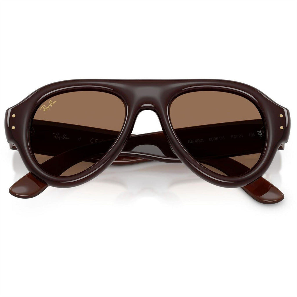 Ray-Ban Pilot Puffer Round Sunglasses