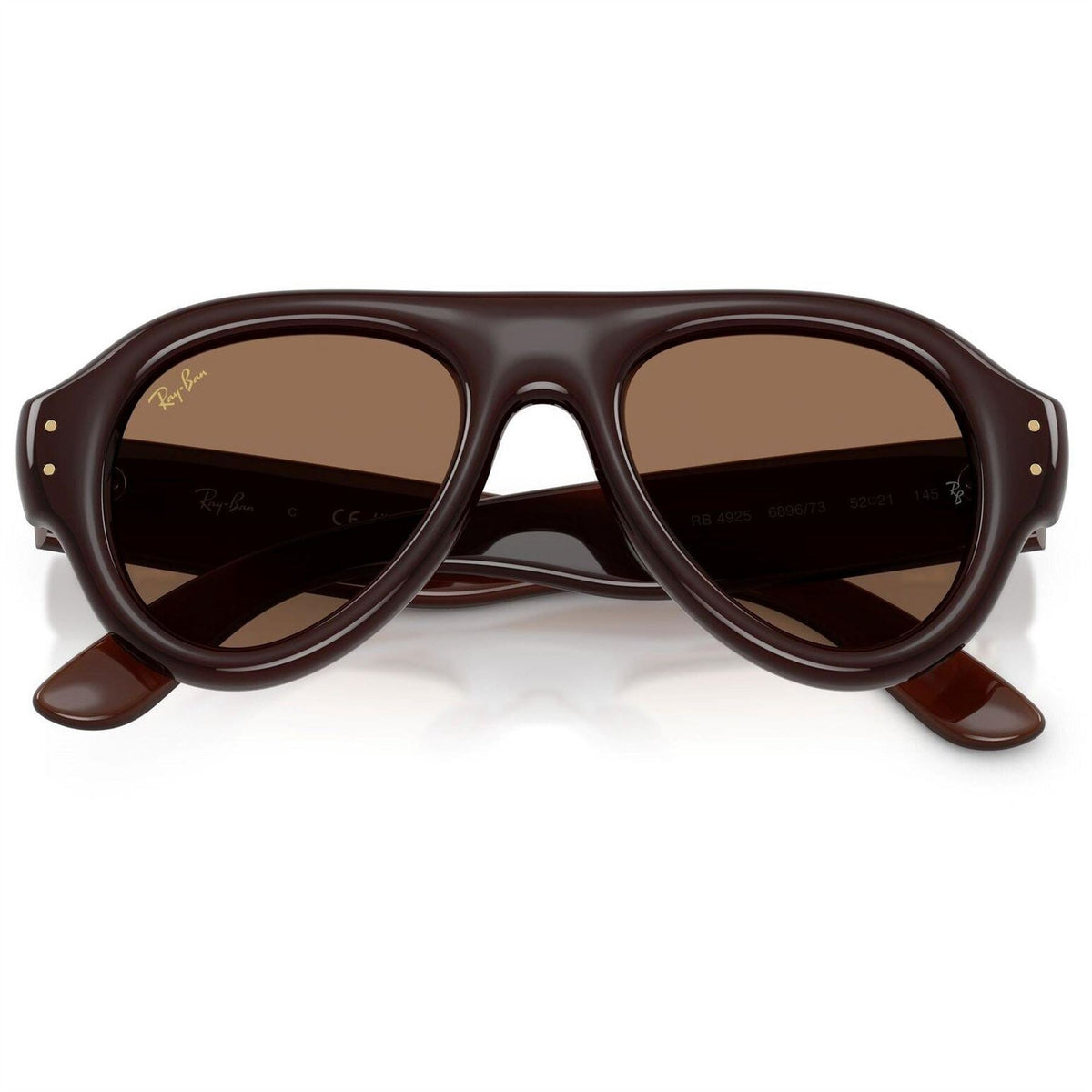 Ray-Ban Pilot Puffer Round Sunglasses