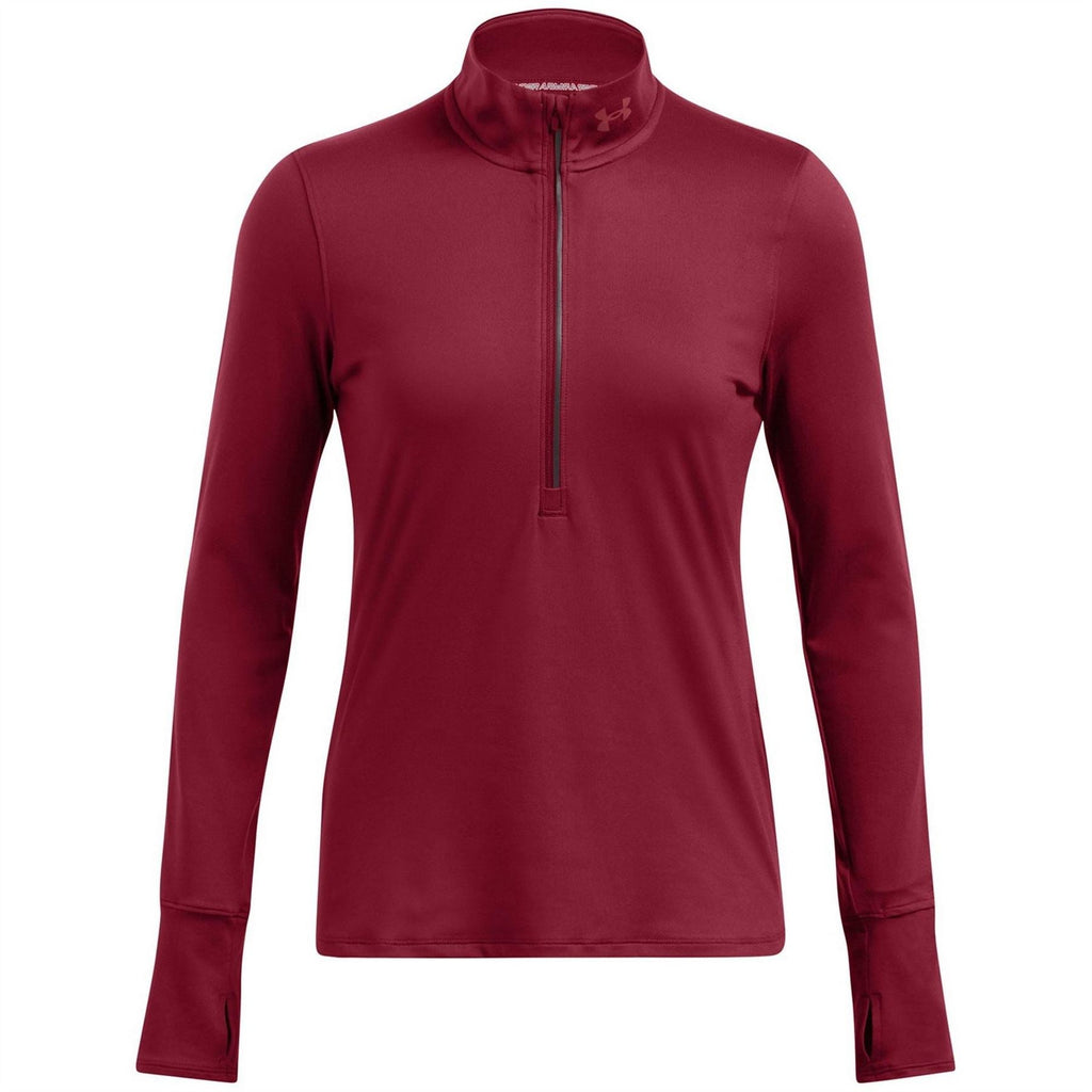 Under Armour Launch Zip Neck Long Sleeve Slim Fit Tech Top