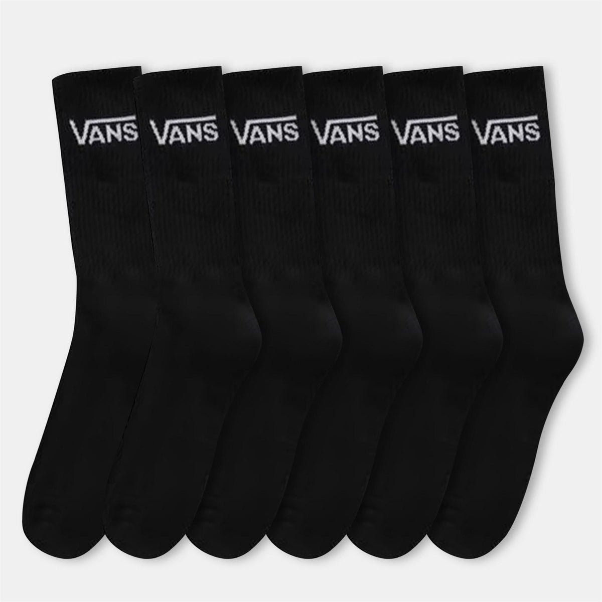 Vans Mens 6 Pack Crew Sock