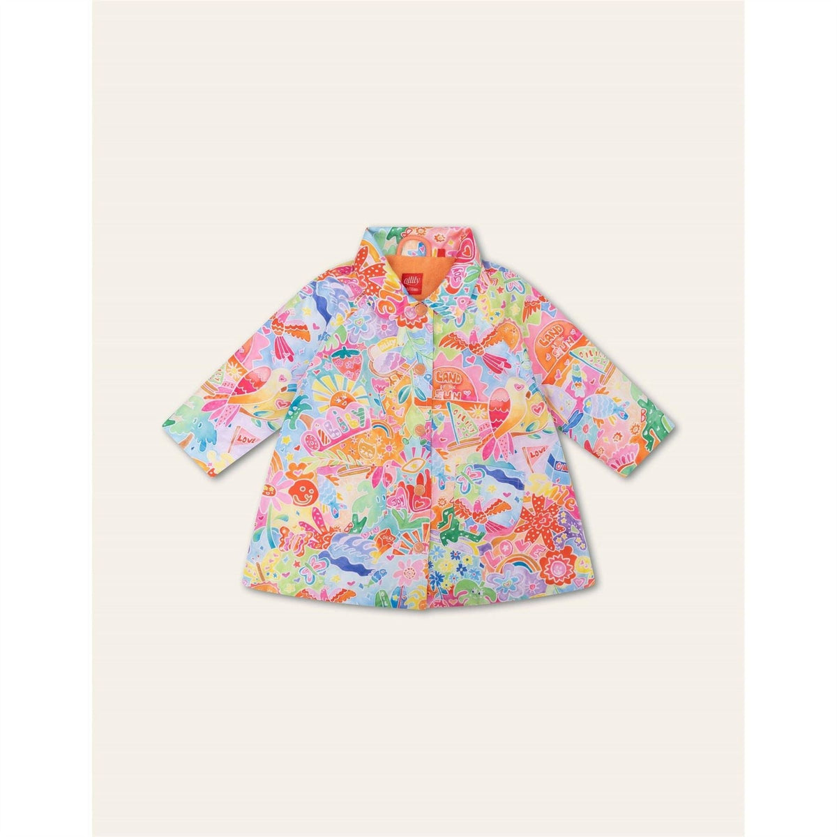 Oilily Chupa All Over Print Rain Anorak