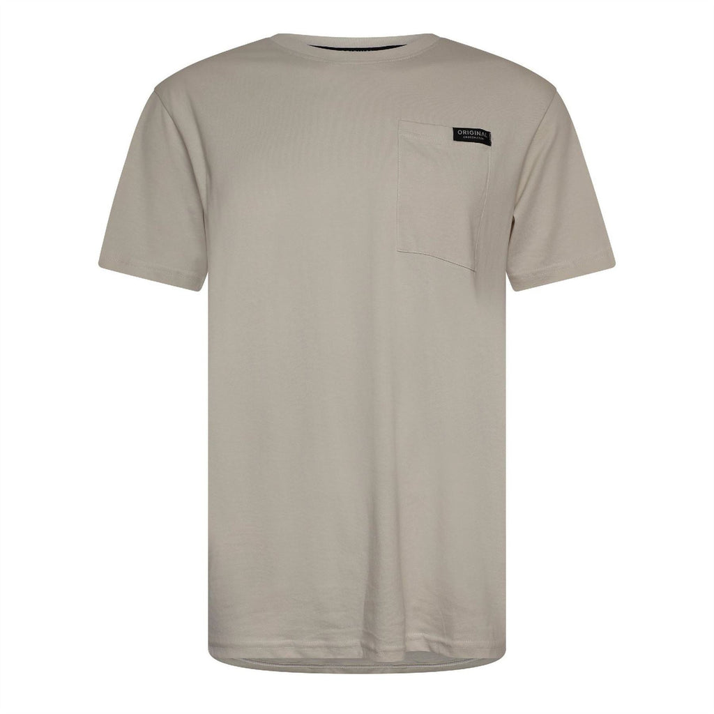 Crosshatch Portville Printed Logo Crew Neck Short Sleeve T-Shirt