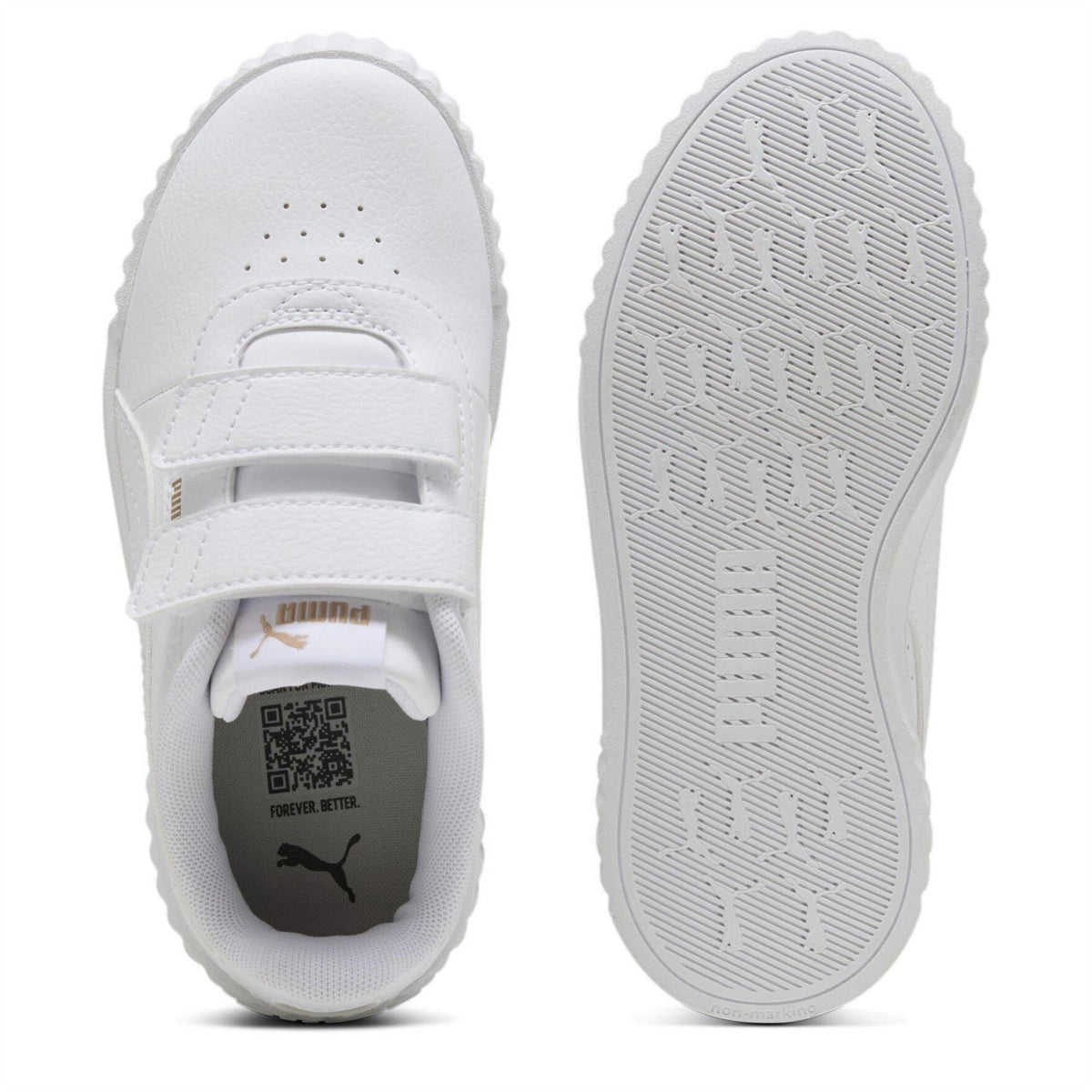 Puma Carina 3 Leather Sneakers With Logo