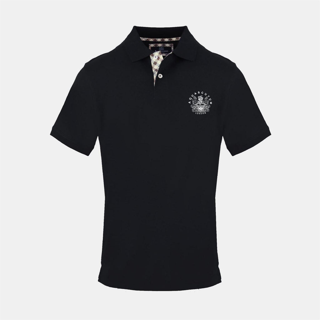 Aquascutum Collared Neck Short Sleeve Polo Shirt