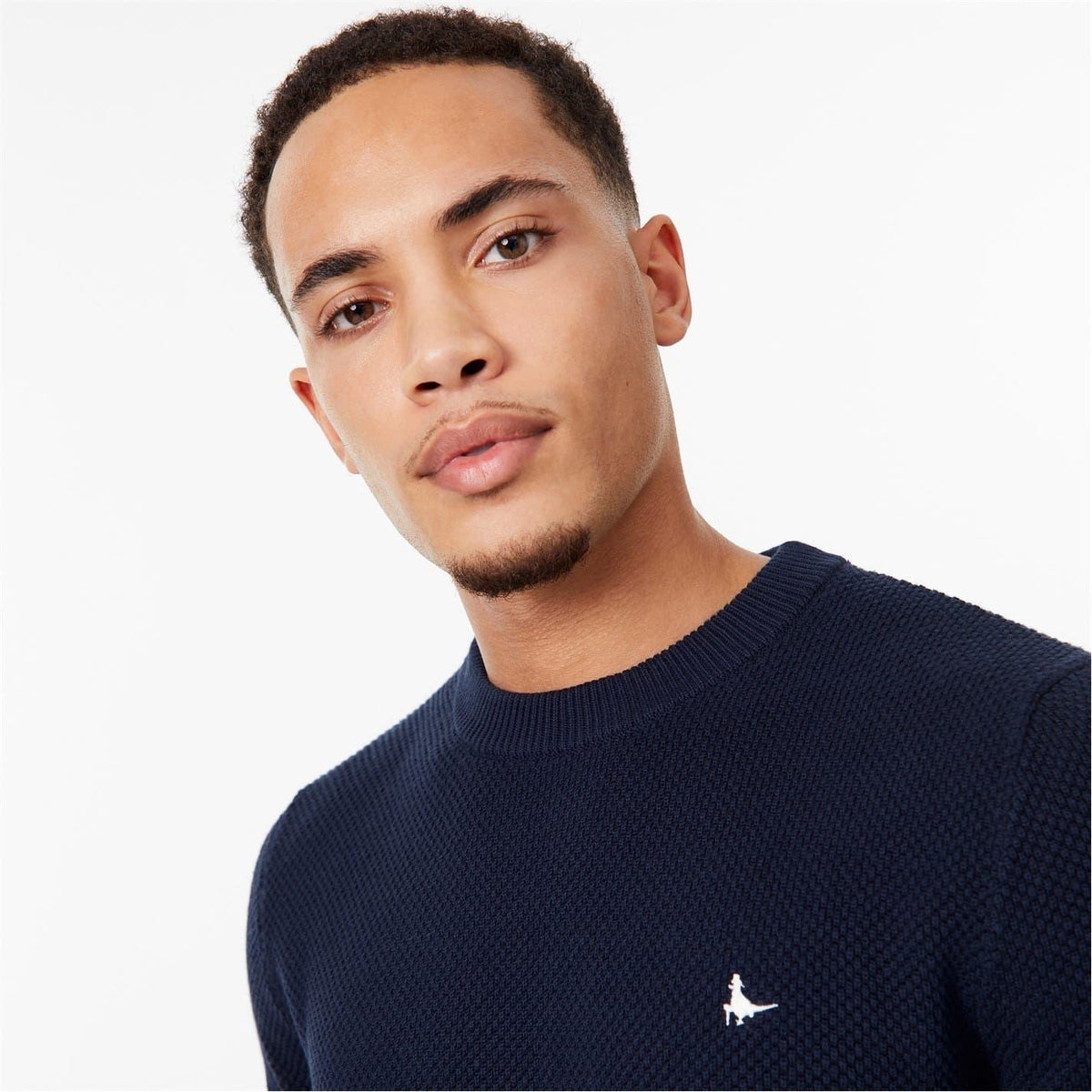 Jack Wills Mens Linus Seed Stitch Crew Neck Jumper