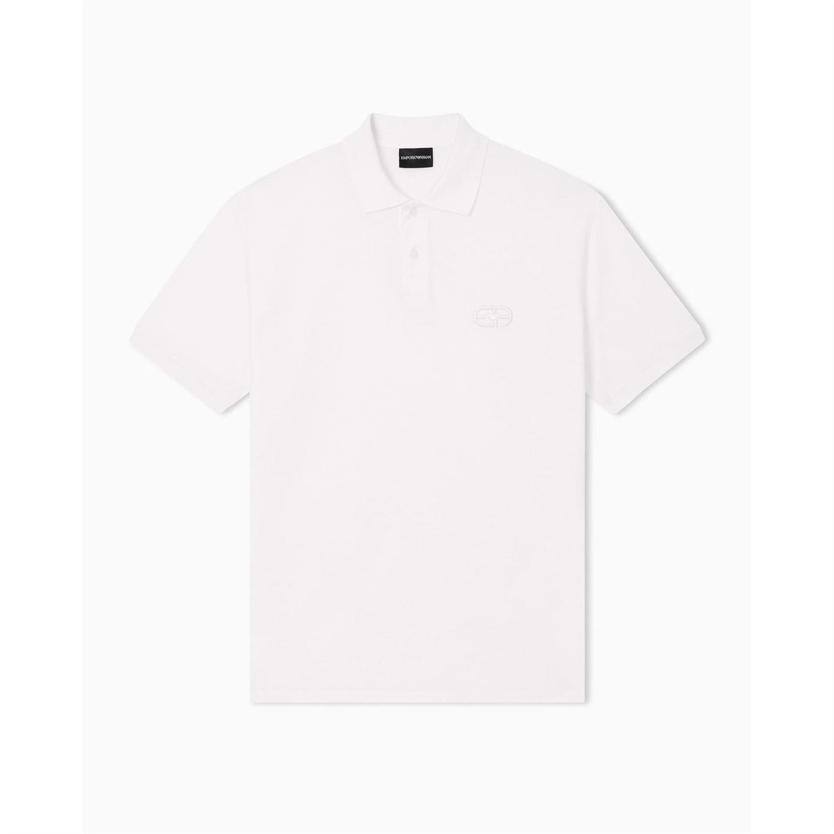 Emporio Armani EA7 Regular Fit Polo Shirt with Embossed Logo